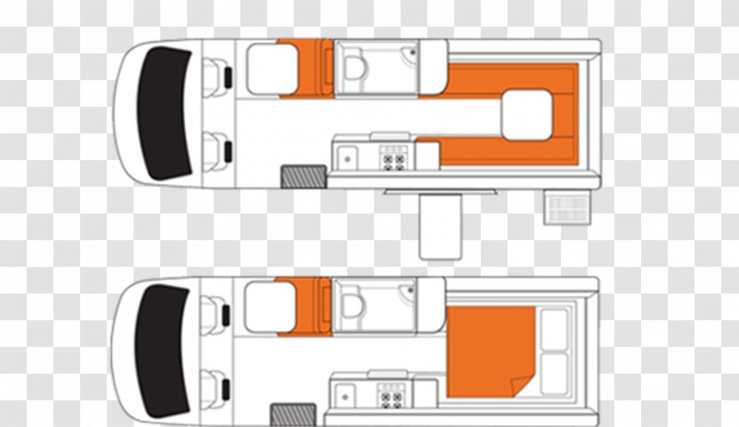 Car Campervans Vehicle Motorhome - Campervan Transparent PNG