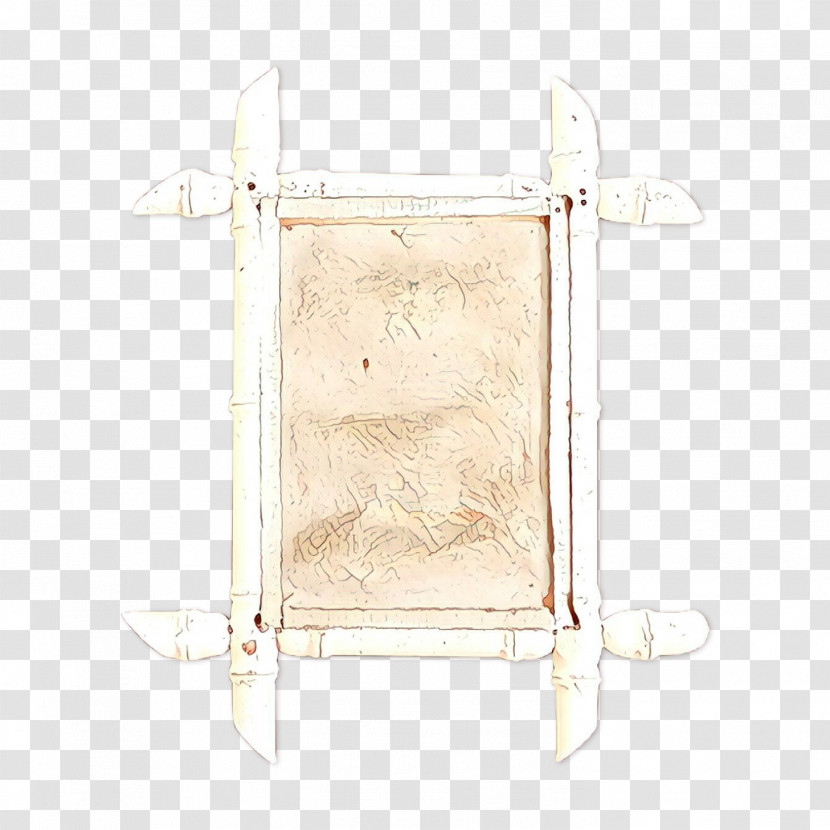 Table Furniture Beige Glass Rectangle Transparent PNG