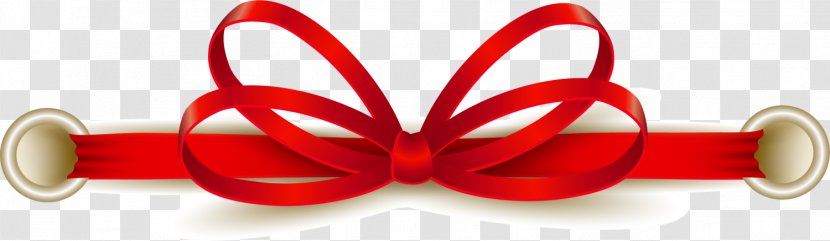 Red Ribbon - Bow And Arrow - The Transparent PNG
