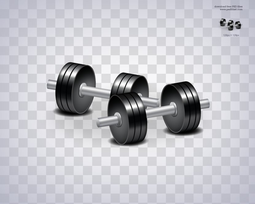 Dumbbell Physical Fitness Exercise Weight Training Centre - Barbell Transparent PNG