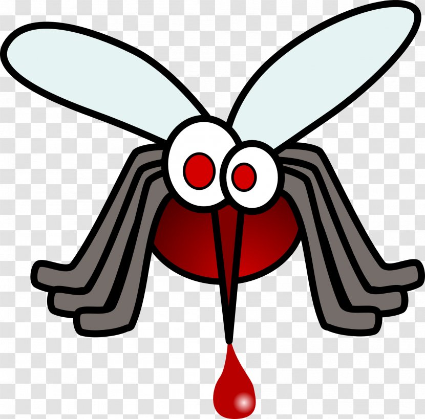 Mosquito Cartoon Clip Art - Royaltyfree - Moving Insect Cliparts Transparent PNG