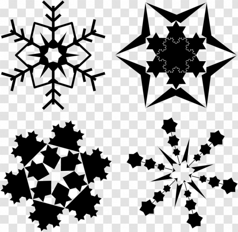 Snowflake Photography Clip Art - Star - Vector Snowflakes Transparent PNG