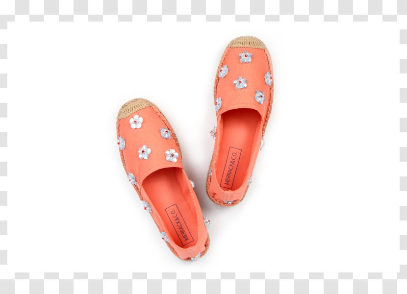 Slipper Footwear Shoe - SALMON Transparent PNG