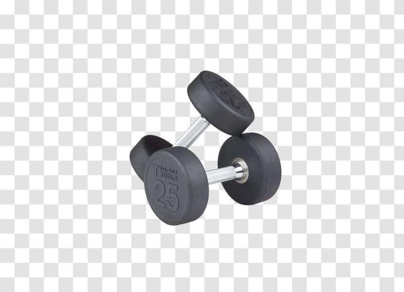 Body Solid SDP Rubber Round Dumbbell Body-Solid, Inc. BodySolid GDR60 Two Tier Rack Fitness Centre - Pound - Dumbbells Transparent PNG