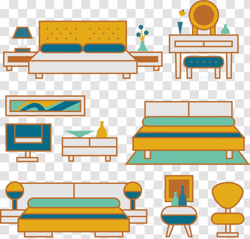Table Furniture Dining Room - Area - Line Transparent PNG