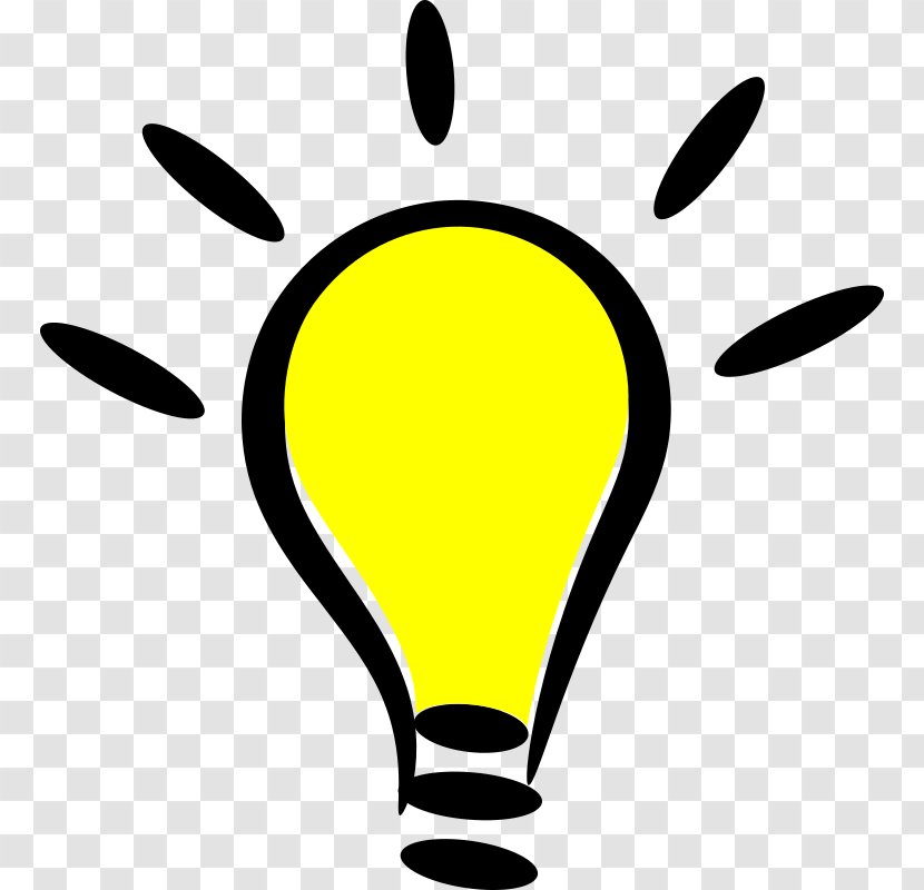 Incandescent Light Bulb Clip Art - Black And White - Lightbulb Photo Transparent PNG