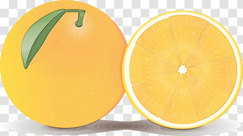 Lemon Cartoon - Sweet Valencia Orange Transparent PNG