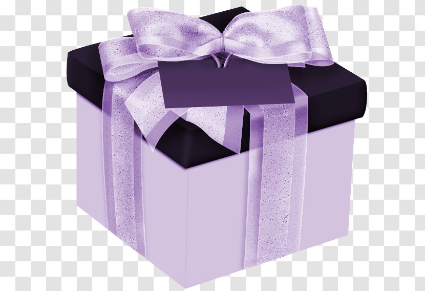 Gift Box Purple - Parcel Transparent PNG