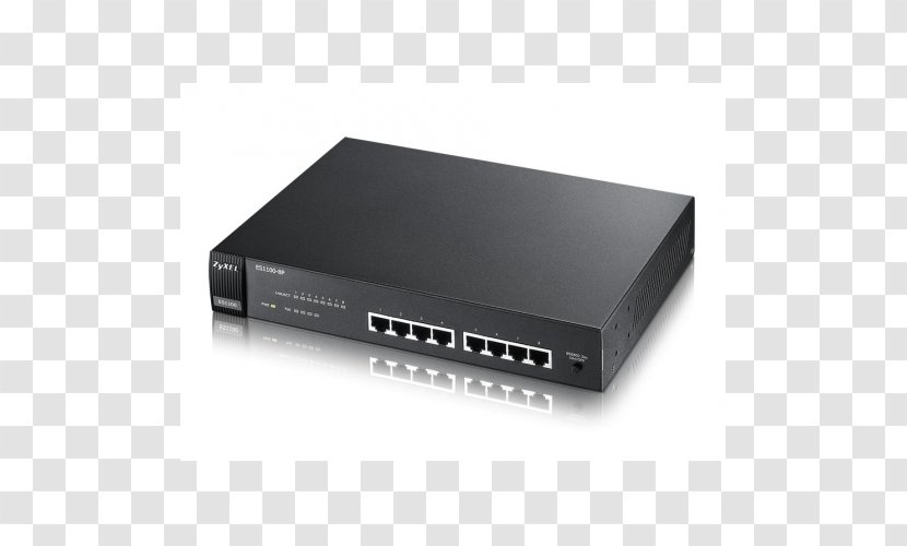 Power Over Ethernet Network Switch ZyXEL ES-1100 Port - Multilayer - Zyxel Transparent PNG