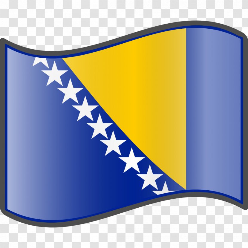 Flag Of Bosnia And Herzegovina Sarajevo Clip Art - National Transparent PNG