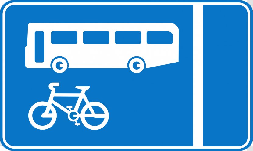 Bus Lane Tram Road - Shared And Cycle Transparent PNG