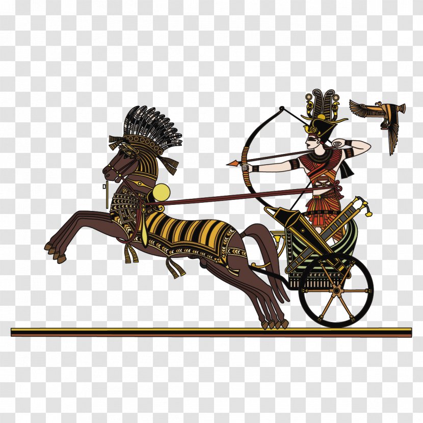 Egyptian Pyramids Ancient Egypt Battle Of Kadesh Hieroglyphs - Horseback Archery Transparent PNG