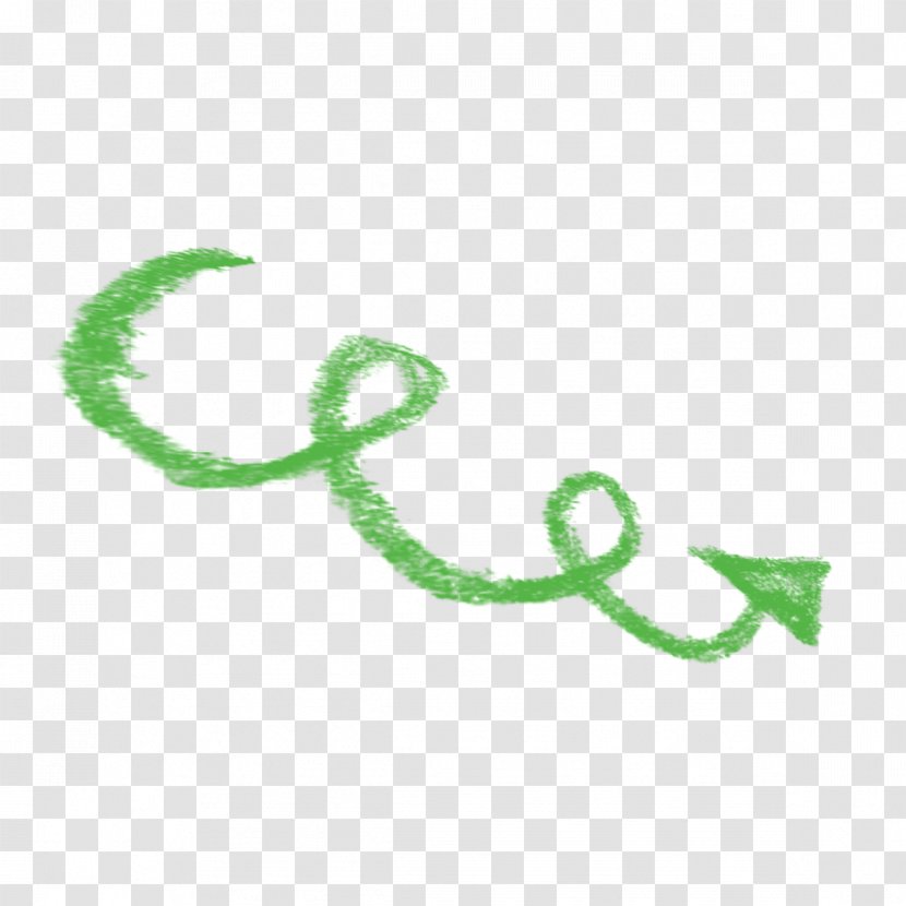 Free Green Chalk Arrow To Pull Pattern - Leaf Transparent PNG