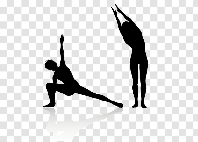 Yoga As Exercise Asana Physical - Royaltyfree - Dancing Silhouette Transparent PNG