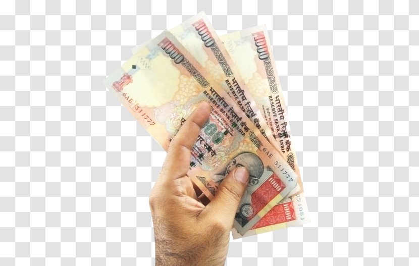 Indian Rupee Sign Banknote - Saving Transparent PNG