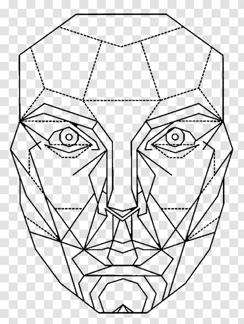 Face Golden Ratio Vitruvian Man Mask Decagon - Spiral Transparent PNG