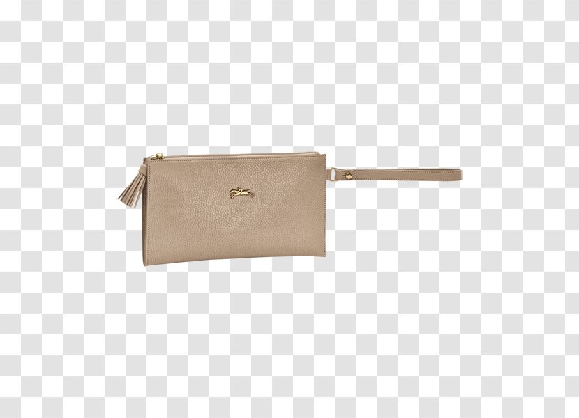 Longchamp Penelope Leather Shoulder Tote Wallet Handbag Etui Leder Beige Grege - Unieke MaatPassport Travel Purse Crossbody Transparent PNG
