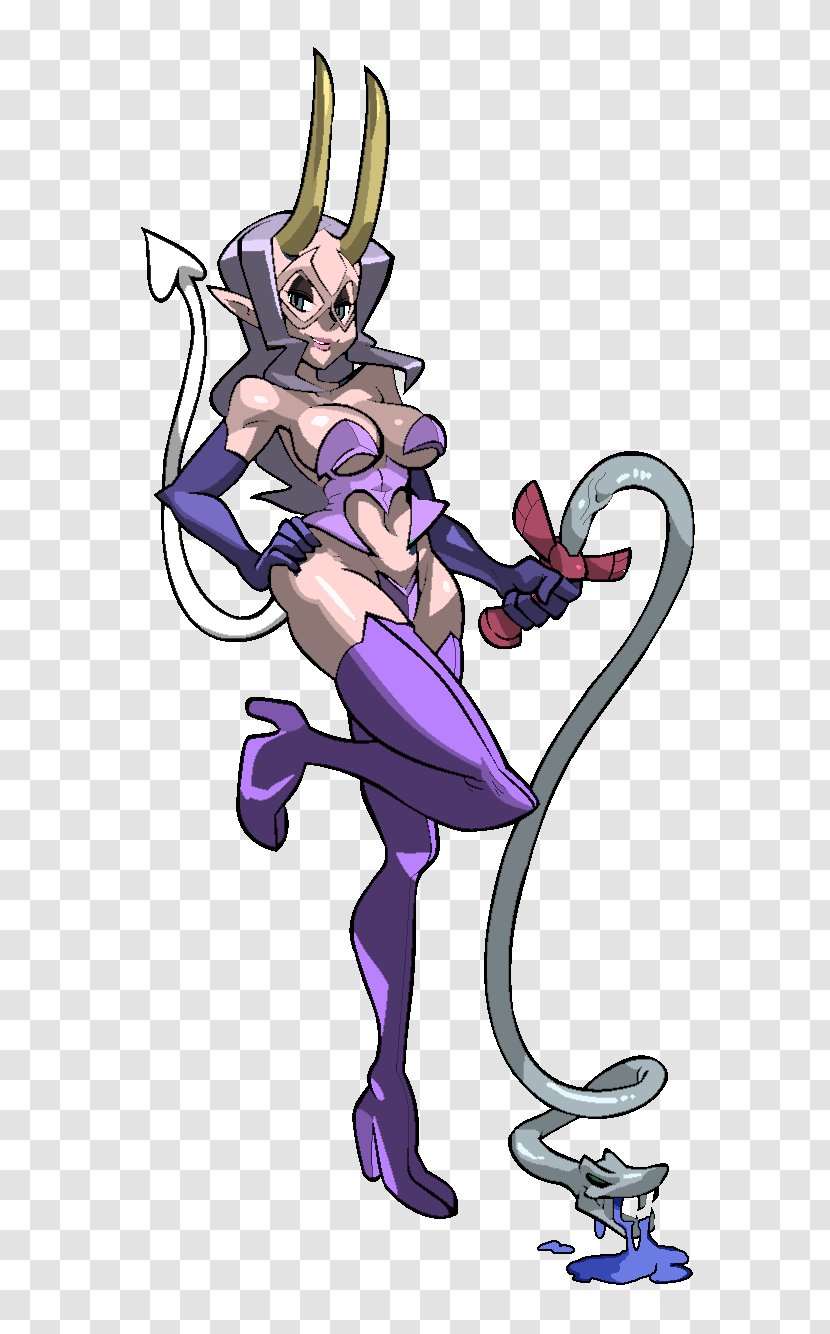 Skullgirls Soulcalibur V Art Character Violet - Mythical Creature Transparent PNG