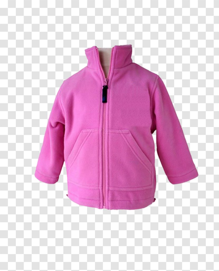 Hoodie Polar Fleece Bluza Jacket - Pink M - Faux Leather With Hood Women Transparent PNG