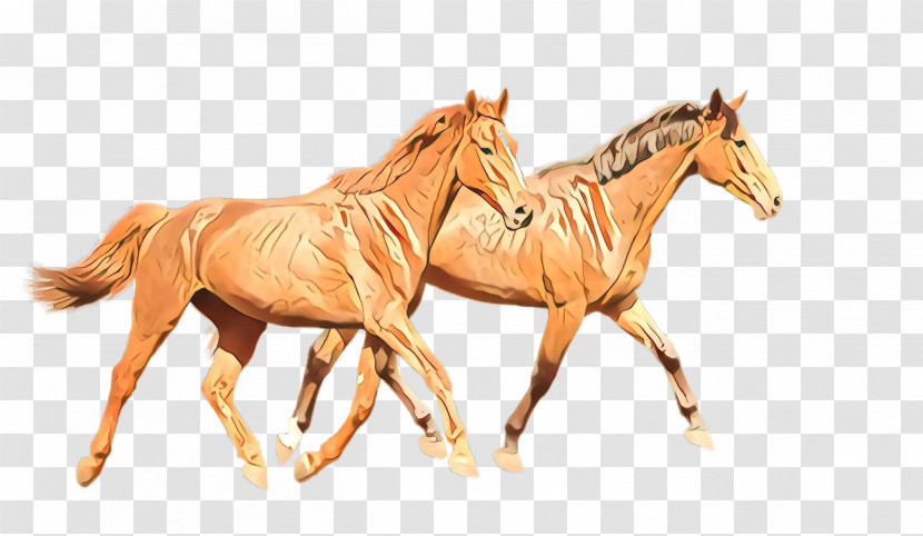 Horse Animal Figure Sorrel Mane Mare Transparent PNG