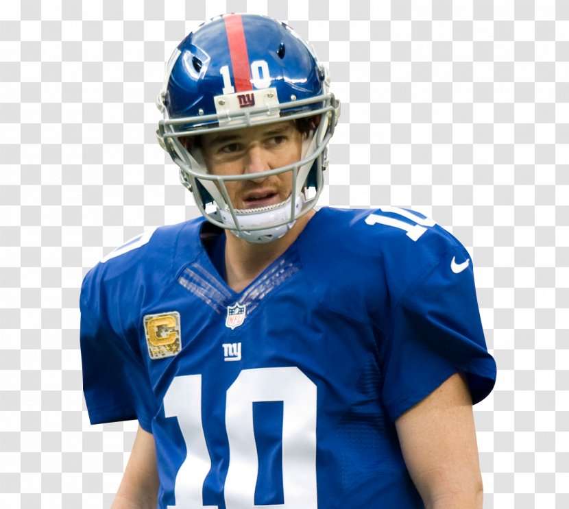 Eli Manning Super Bowl XLVI New York Giants Face Mask American Football Transparent PNG