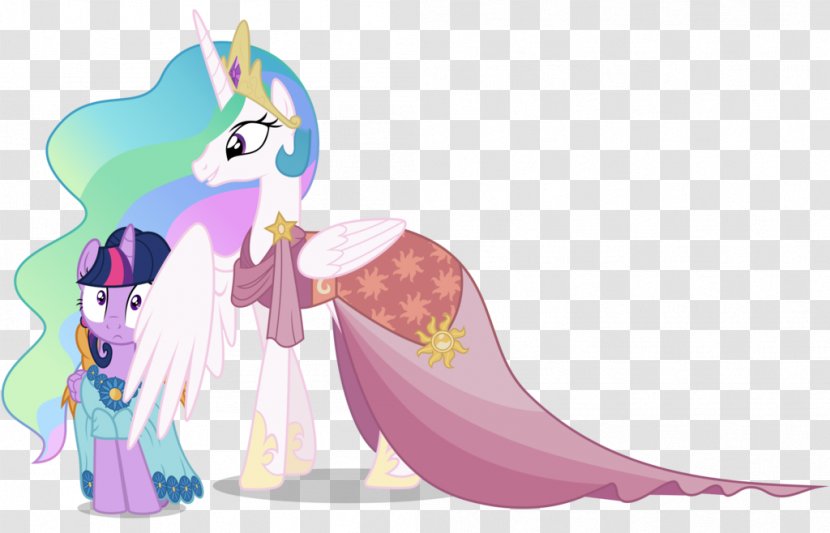 Pony Princess Celestia Art Illustration Horse - Dress - Twilight Sparkle Transparent PNG