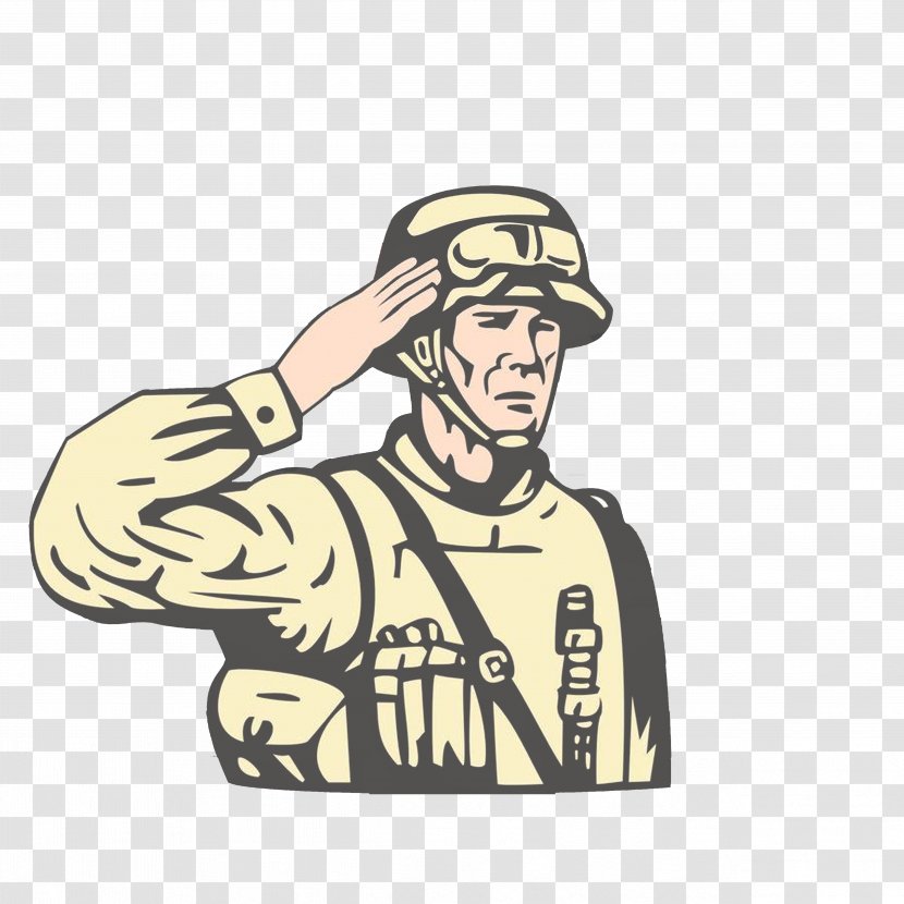 United States Royalty-free Military Soldier Illustration - Brand - Foreign Soldiers Salute The Army Transparent PNG