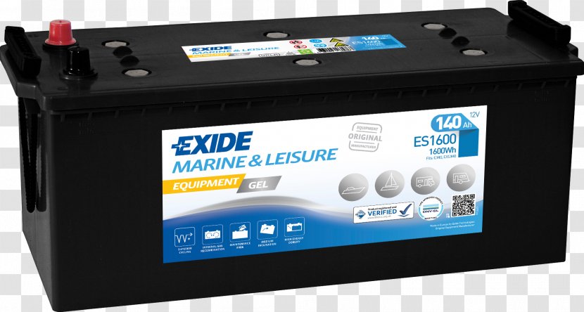 VRLA Battery Electric Exide Car Bus - Campervans Transparent PNG