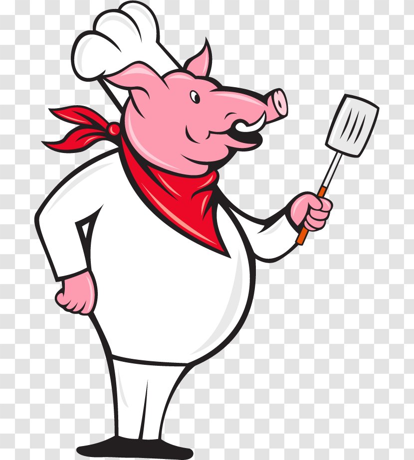 Wild Boar Royalty-free Illustration - Cartoon - Vector Painted Chef Transparent PNG