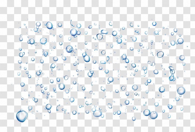 Drop Water - Blue - Fresh Drops Transparent PNG