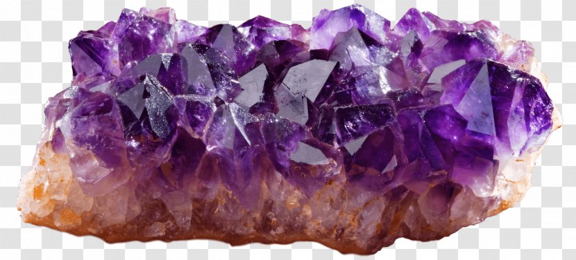 Amethyst Gemstone Geode Purple Stock Photography - Heart - Healing Stones Jewelry Transparent PNG