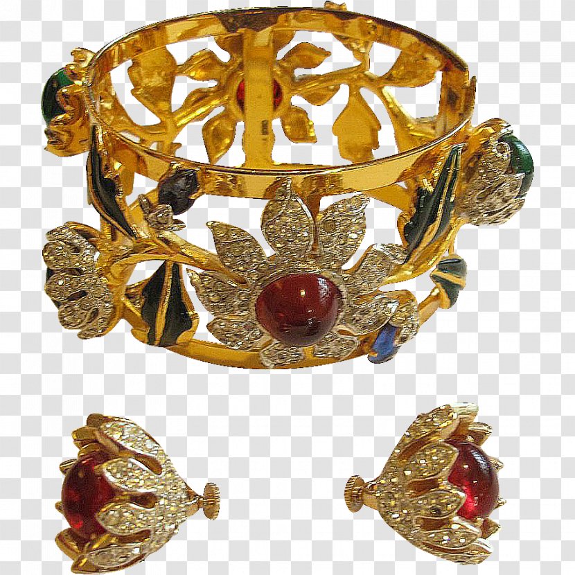 Earring Costume Jewelry Corocraft Jewellery Bracelet - Diamond Transparent PNG