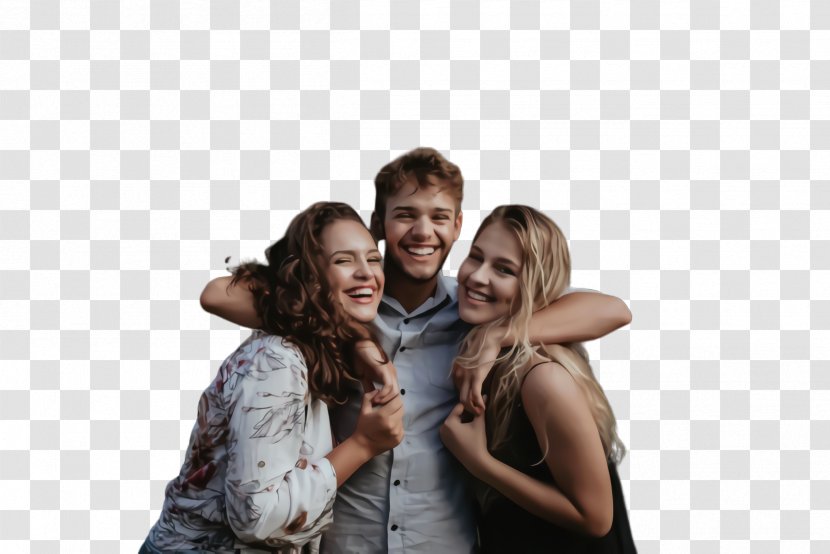 Friendship Day Love Background - Human - Family Long Hair Transparent PNG