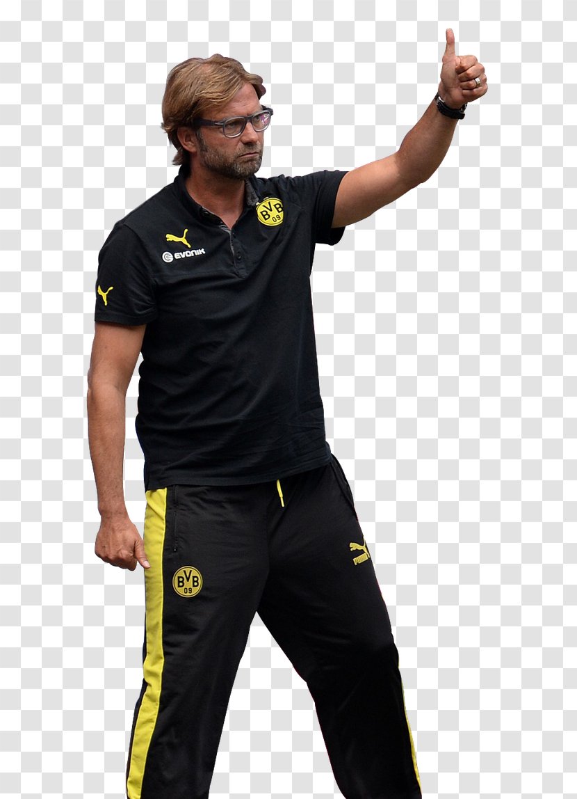 Jürgen Klopp Borussia Dortmund Bundesliga Premier League Sport - T Shirt Transparent PNG