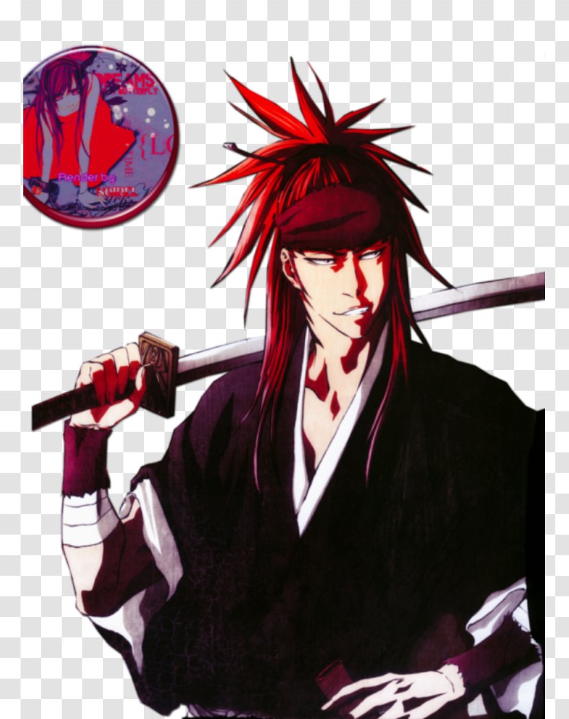 Renji Abarai Ichigo Kurosaki Byakuya Kuchiki Tōshirō Hitsugaya Rukia - Watercolor Transparent PNG