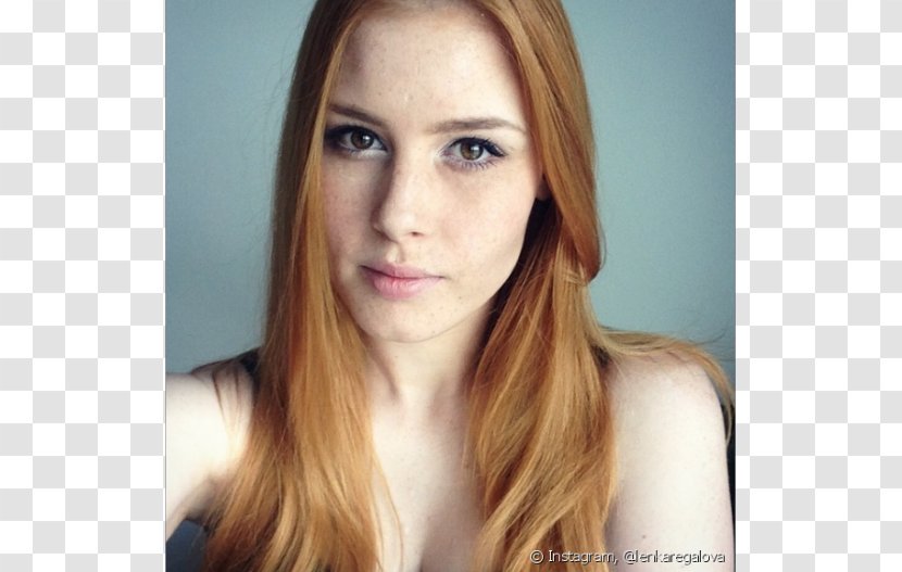 Lipstick Red Hair Make-up Coloring - Frame Transparent PNG