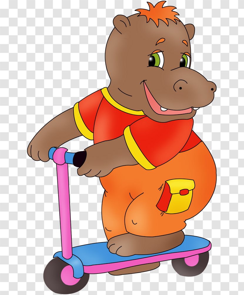 Animaatio Hippopotamus Clip Art - Fictional Character Transparent PNG