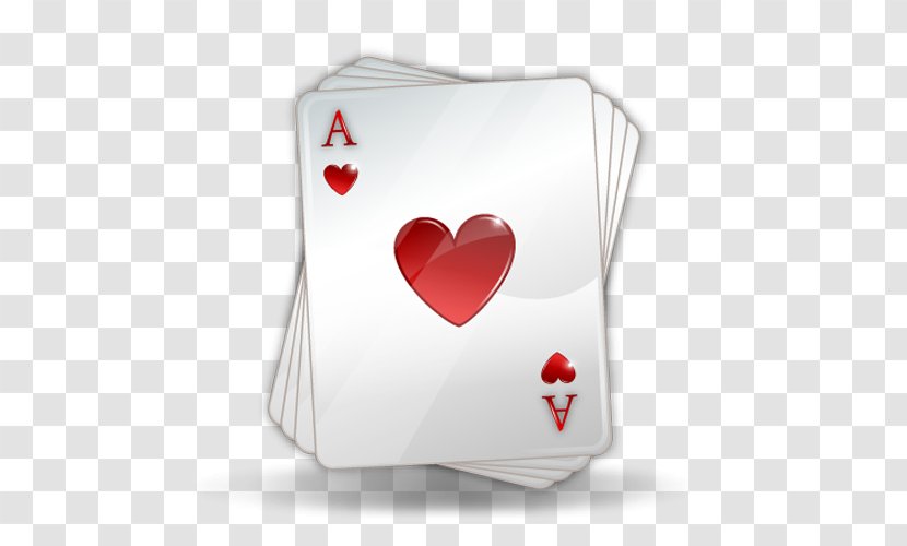 Playing Card Symbol Illustrator - Hearts - Ace Transparent PNG