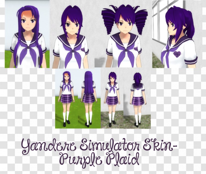 Yandere Simulator Uniform Skin Hair - Tree - Problem Transparent PNG