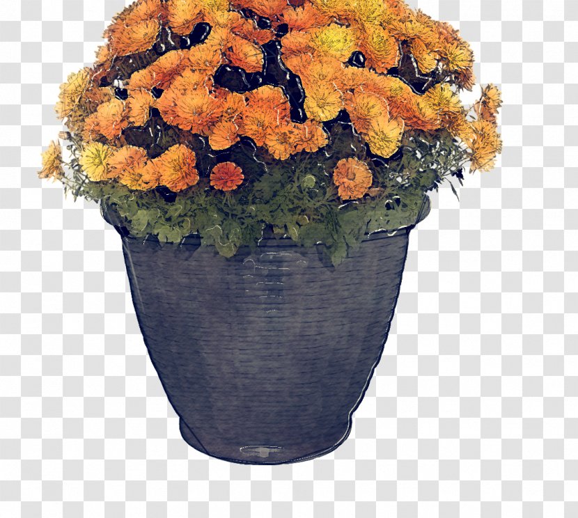 Artificial Flower - Lantana Vase Transparent PNG