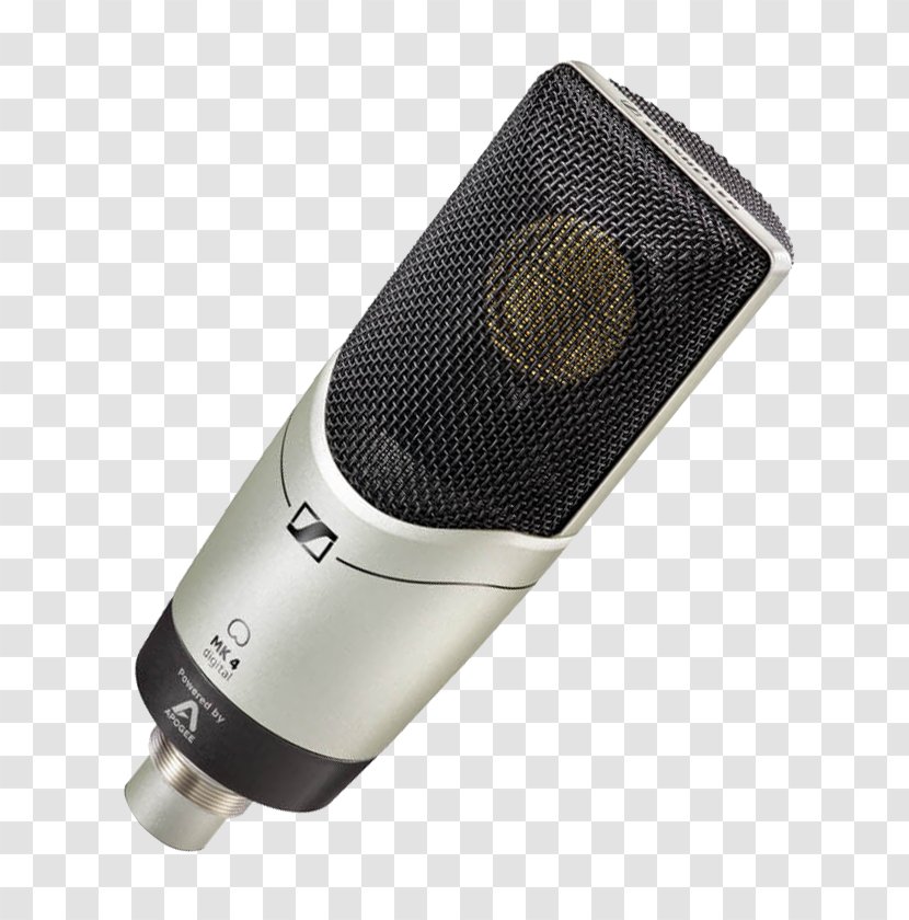 Microphone Sennheiser MK 4 Condensatormicrofoon Diaphragm Transparent PNG