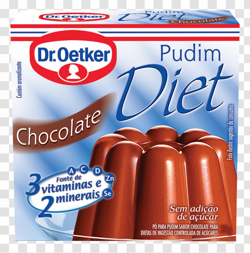 Chocolate Pudding Dr. Oetker Gelatin Dessert - Sugar Transparent PNG