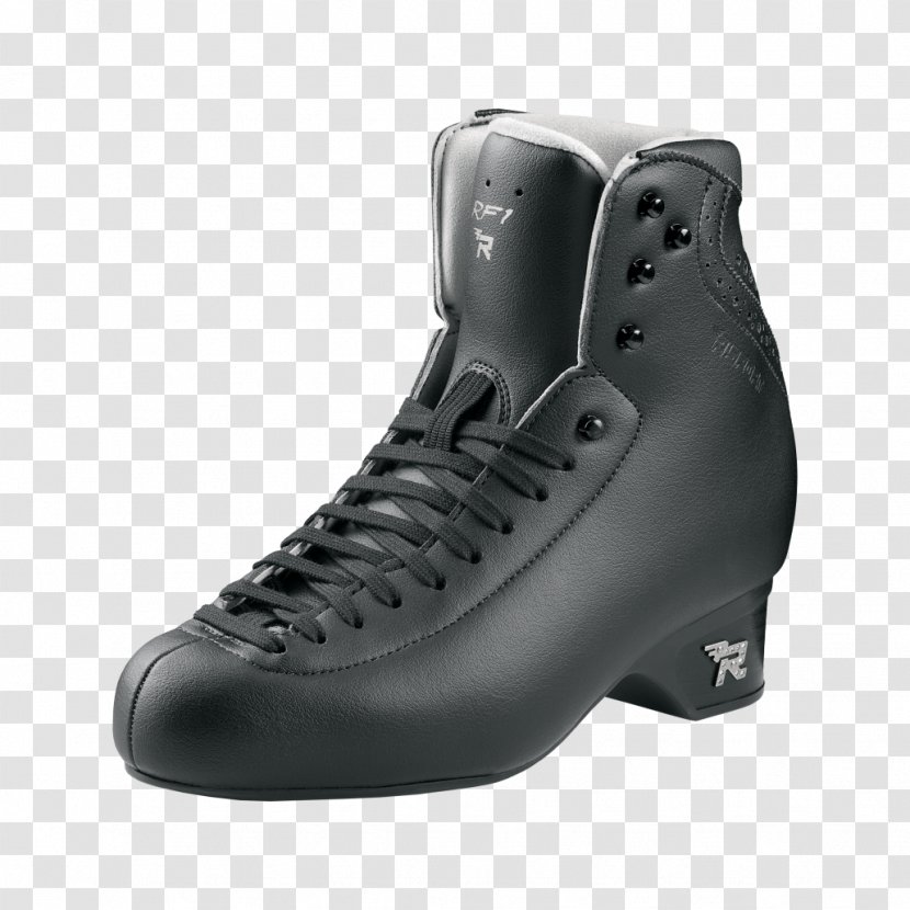 Figure Skating Ice Skates Boot Shoe - Black Transparent PNG