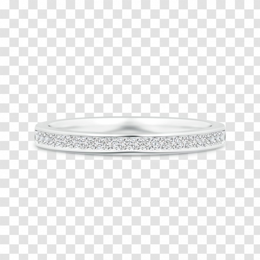 Wedding Ring Silver Bangle Platinum - Fashion Accessory - Pave Infinity Band Transparent PNG