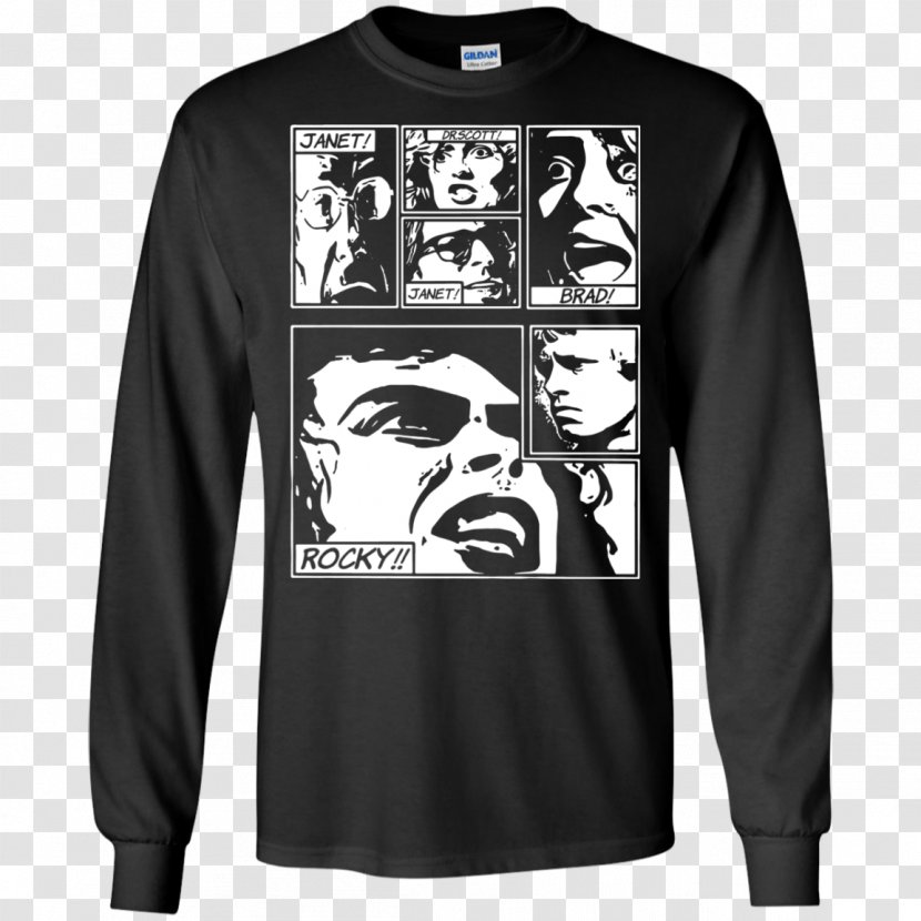 T-shirt Hoodie YouTube Rocky - Top - Black Vi Show Pictures Download Transparent PNG