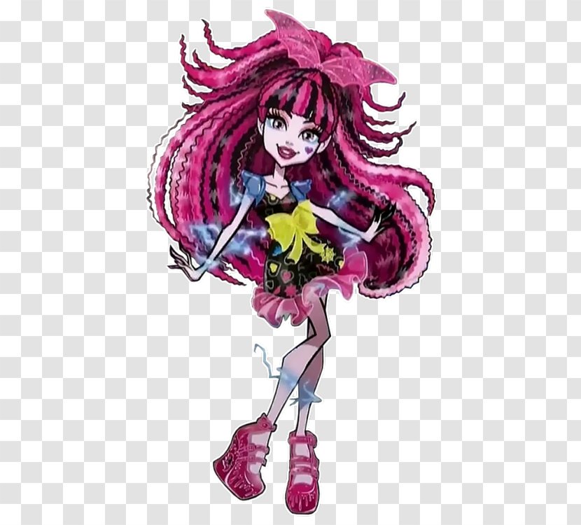 Doll Monster High Draculaura Ghoul Toy - Cartoon Transparent PNG