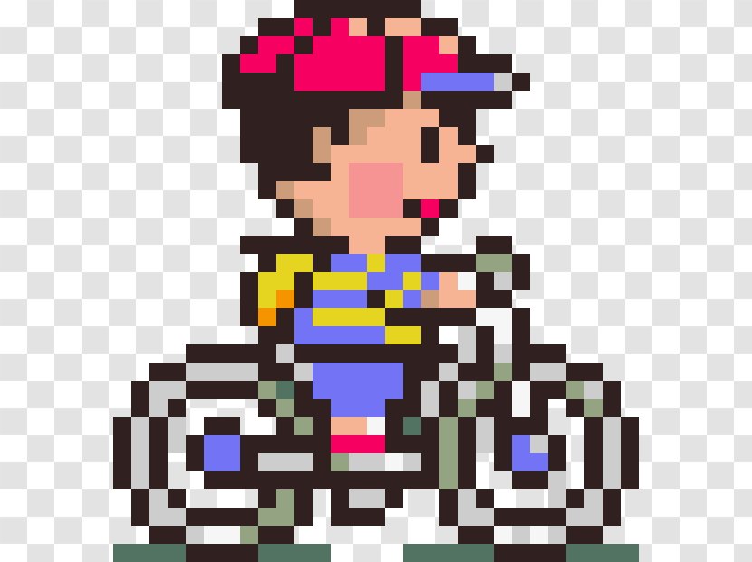 Mother 3 1+2 Mario Ness - Giphy - Earthbound Sprite Transparent PNG