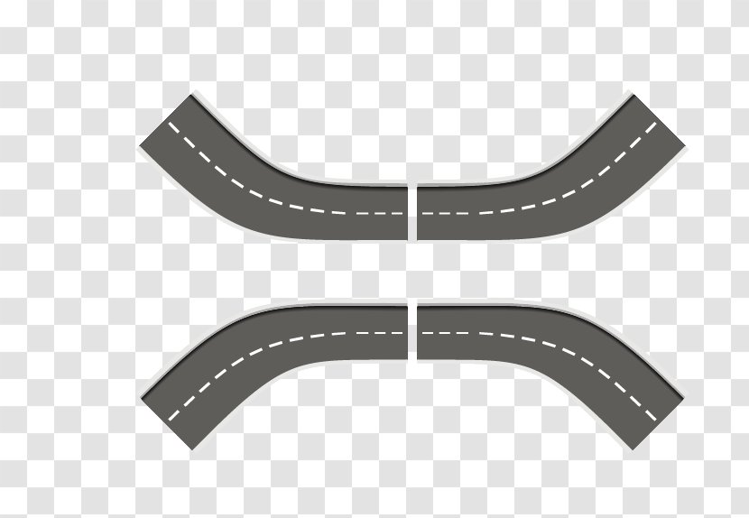 Road Euclidean Vector - Flat Design Transparent PNG