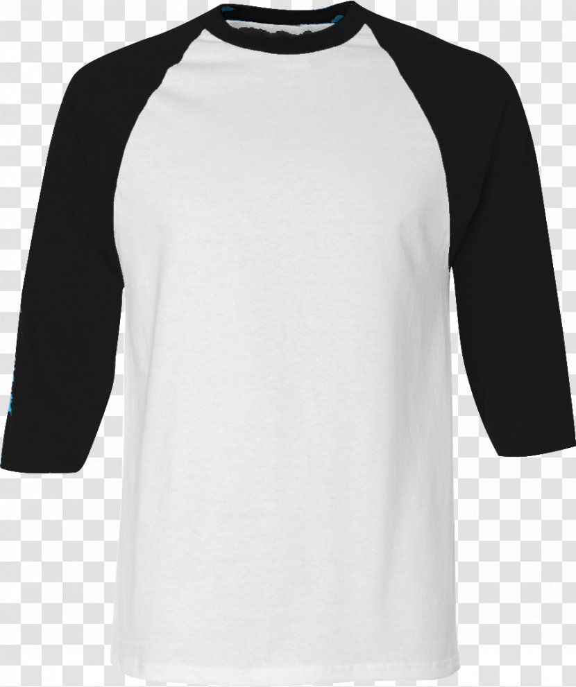 T-shirt Raglan Sleeve Hoodie - T Shirt - White Tshirt Transparent PNG