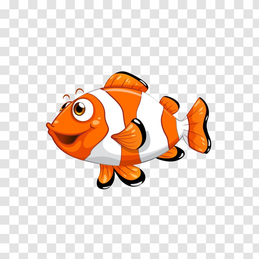 Clownfish Royalty-free Clip Art - Orange White Fish Transparent PNG